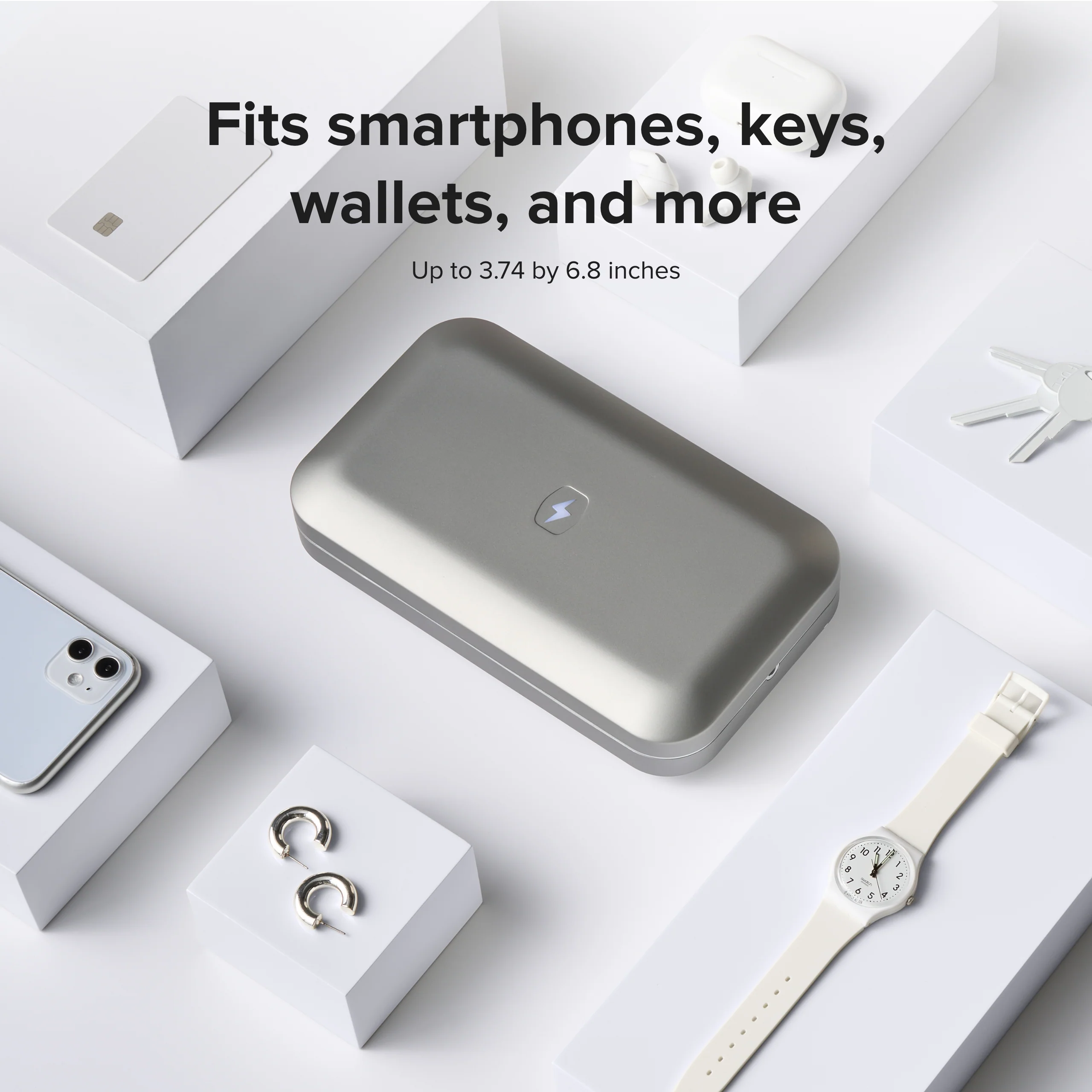 PhoneSoap Wireless: Phone Qi Wireless Charger And Sanitizer - Image 4